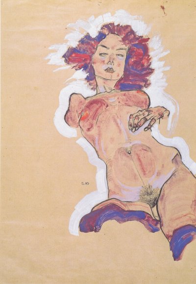 Nudo femminile da Egon Schiele